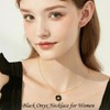 HPQQ Compass Black Onyx Necklace