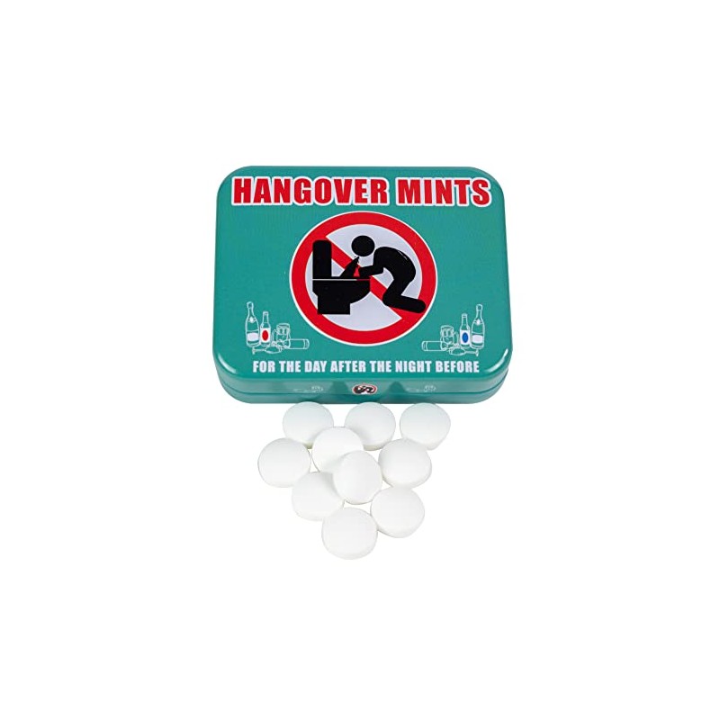 Funtime Gifts Hangover Mints 30g Mints Tin Gift Hungover Funny