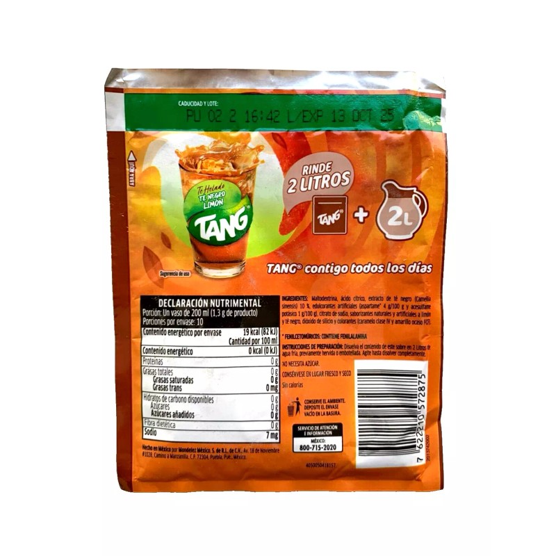 Tang 12-Pk TANG Te Negro Limon/ Iced Black Tea Lemon