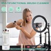 Electric Makeup Brush Cleaner Machine, Portable Cosmetic Brush Washer and