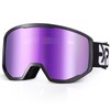 Ski Goggles, Adult Snowboard Goggles for Men Women, OTG Snow
