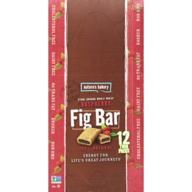 Nature's Bakery Whole Wheat Fig Bar, Raspberry, 2 Ounce (Pack of 12)