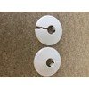 Talon White Radiator Radiator Pipe Collars x 2 15mm Hole