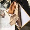 AIKOO Scarf, Women's, Hair Ornament, Silk, Leopard Print, Office, Thin,