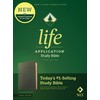 NLT Life Application Study Bible, Third Edition (Genuine Leather, Olive