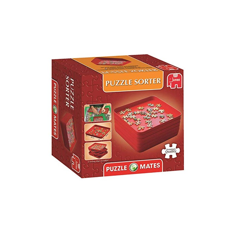 Jumbo, Puzzle Mates, Sorting Tray, Jigsaw Puzzle Accessories