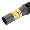 34x4x3cm Plastic Extension Drain Pipe Flexible Angle Exhaust Tube For