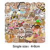 SM SunniMix 50Pcs Cute Sloth Stickers Waterproof Stickers Ornament Home