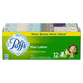 Puffs Plus Lotion Facial Tissue, 1392 Count