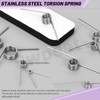 Swpeet Stainless Steel Small Torsion Spring for Tools, Maintenance and