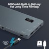 ENEGON 4000mAh Rechargeable Mountable Bicolor LED Video Light with Mini