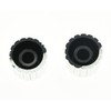 KAISH 10pcs Plastic Guitar AMP Amplifier Knobs Knurled Pointer Knob