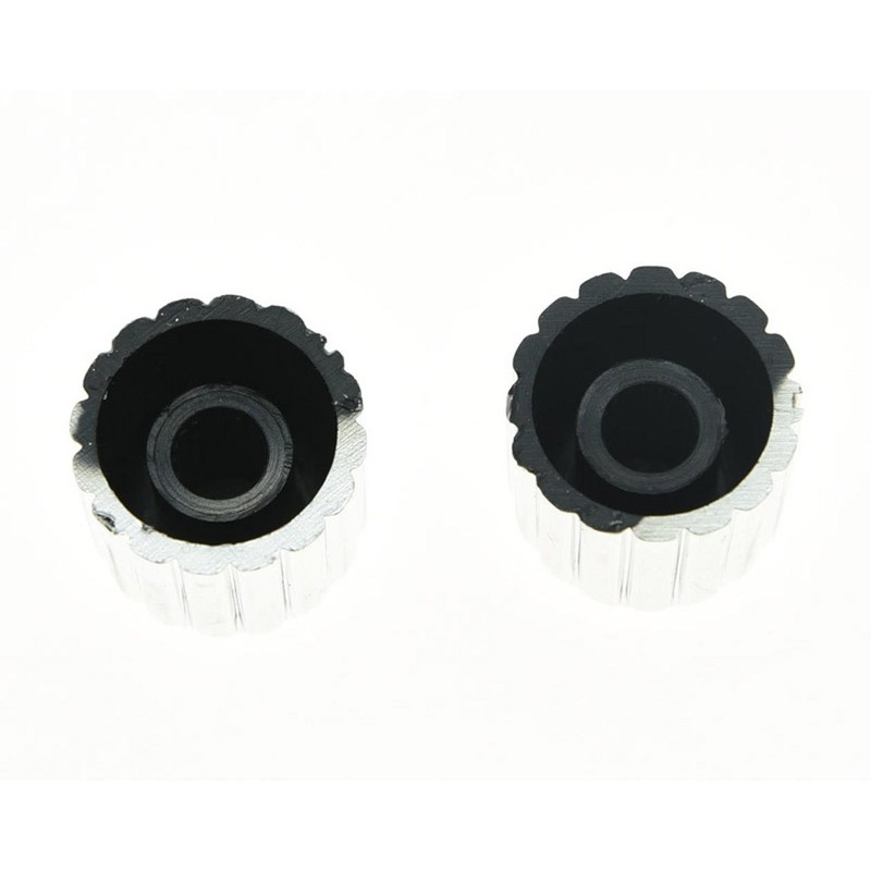 KAISH 10pcs Plastic Guitar AMP Amplifier Knobs Knurled Pointer Knob