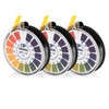 Pack of 3 pH Test Strips on Roll, 5 m/Roll,