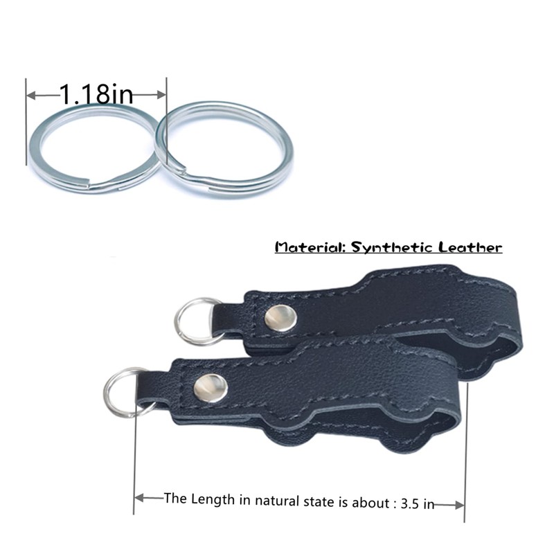 RUNZUIE 2Pcs Silicone Smart Remote Key Fob for 2022 2023