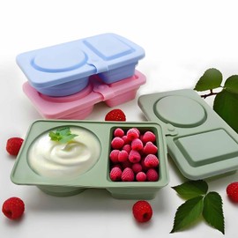 MGMGART - Caja de almacenamiento de silicona (3 unidades, silicona)