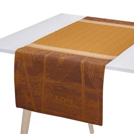 Le Jacquard Francais Croisiere Sur le Nil Desert 26761 Table Runner 55 x 150 cm Linen