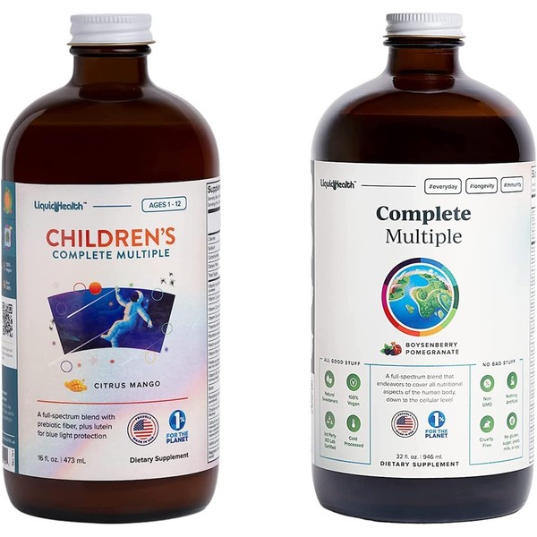 LIQUIDHEALTH LIQUIDHEALTH Adult Complete Multiple & Children's Complete Multiple Daily