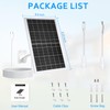 Zivif 13W 5V Solar Panel for Security Cameras, Solar Charger