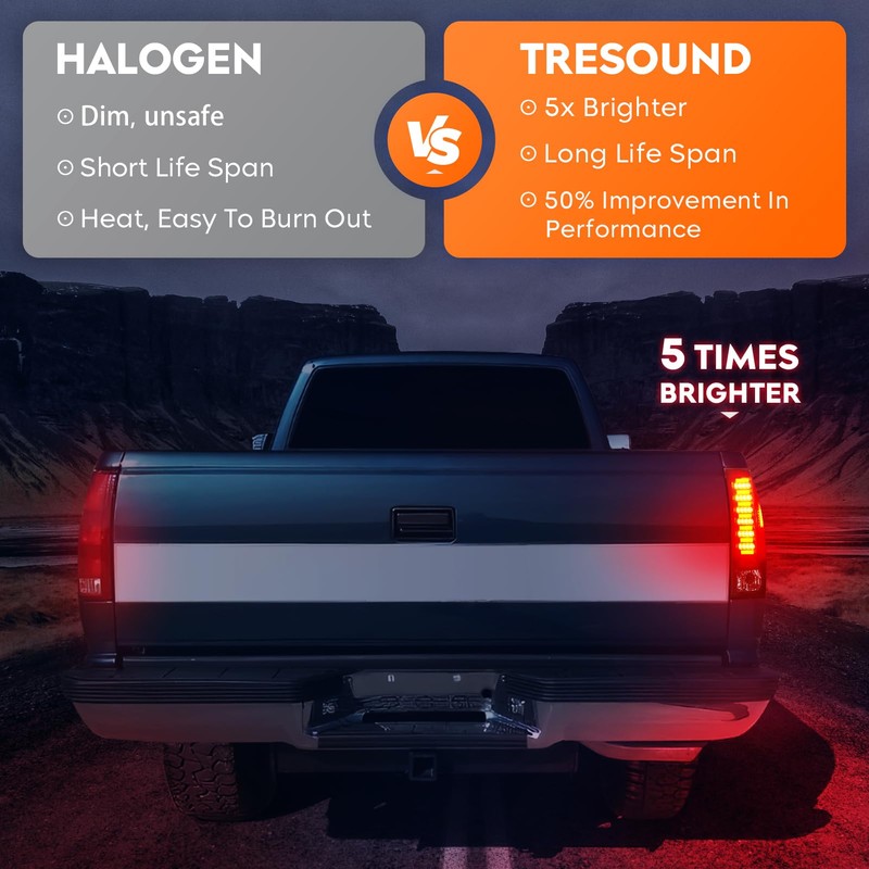 Tresound LED Tail Light for Dodge Ram 1500 2002-2006, Ram