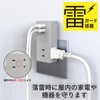 Topland STPP500-GR USB Outlet Power Strip Lightning Guard 3 AC