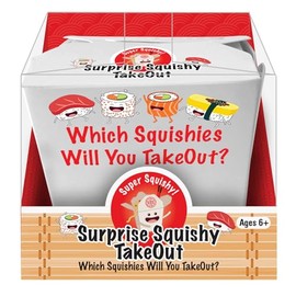 Surprise Squishy TakeOut Fidget Toys Collection - Premium Squishy Toys for Squishing & Stretching - Collect Them All with Various Themes - Ideal Fidget Toy for Stress Relief & Focus - Durable and Fun
