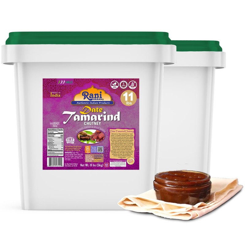 Rani Dates & Tamarind (Imli) Chutney 176oz (11lbs) 5kg Bulk