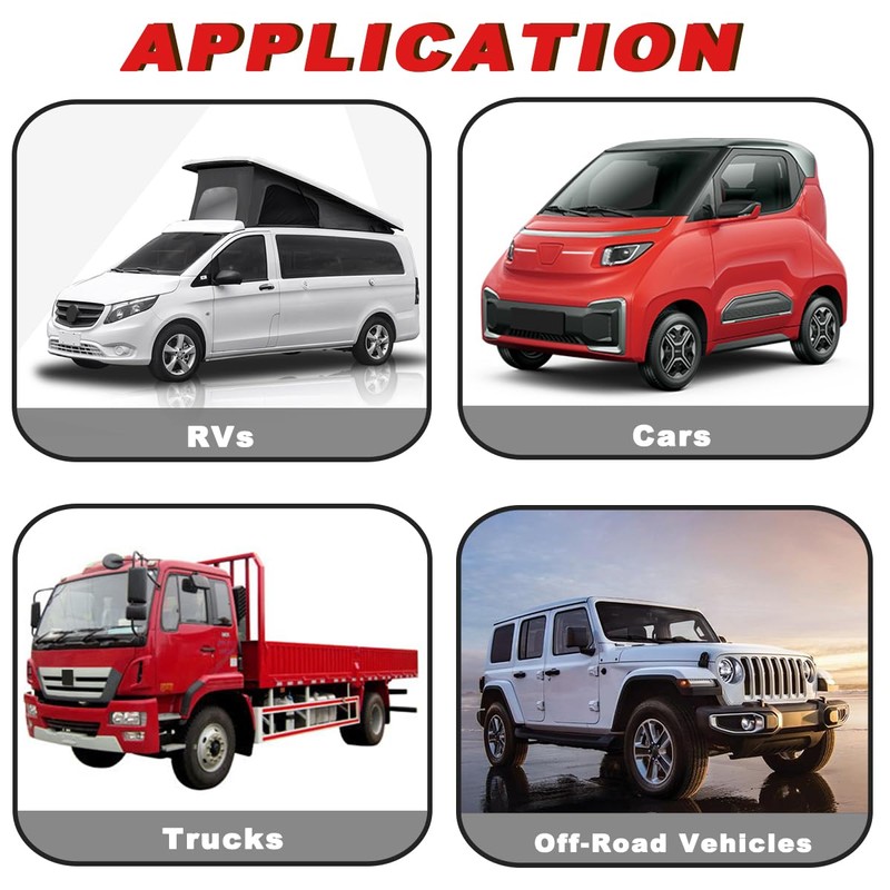 12V-24V/50A Push Start Ignition Switch Momentary Engine Start Push Button