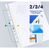 A4 Punched Pocket Top Loading 11.8 x 9.2in,100 Sheet Page