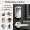 VCHOO Keyless Entry Door Lock with Handle Set, Keypad Door