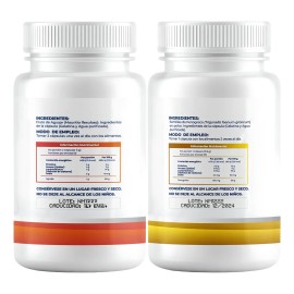 NAIMA Kit de Fenogreco y Aguaje 100 Cpsulas por Frasco  Suplemento Alimenticio Ingredientes Naturales  Puro, Calidad Premium Energa y Bienestar...    