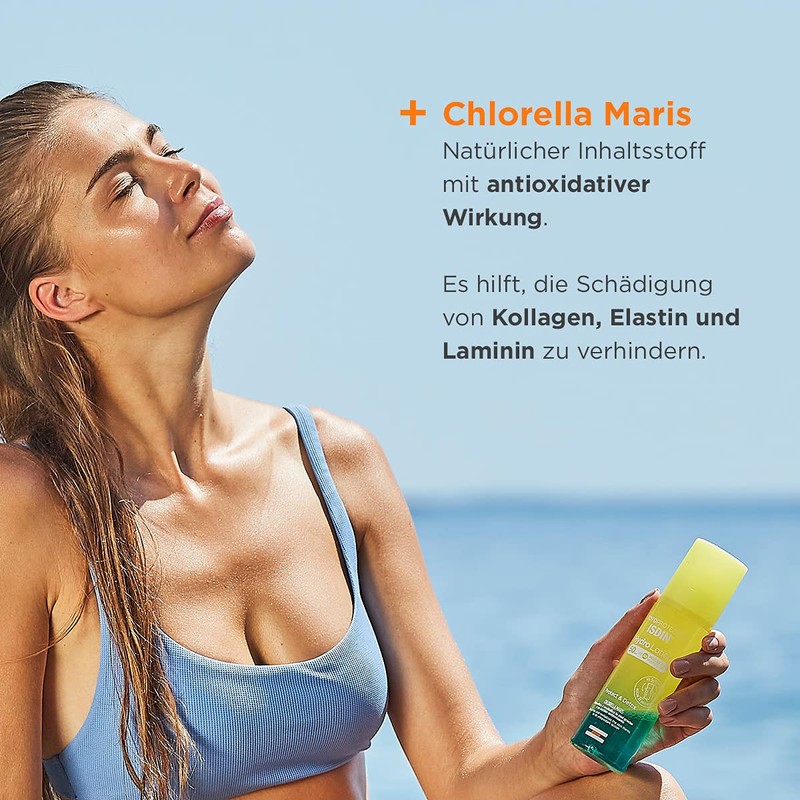 ISDIN Hydrolotion SPF 50 (200 ml) | Biphasic Sun Protection