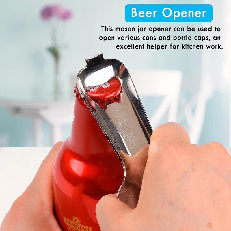 CATO-WDJ Mason Jar Opener with No Lid Dents or Damage,Multi-Purpose
