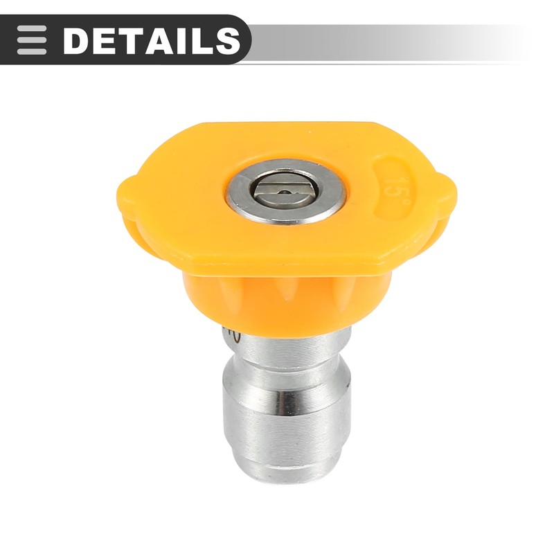 Motoforti Universal Washer Spray Nozzle Tips Quick Connector, Stainless Steel