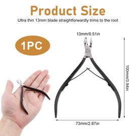 Ingrown Toenail Clippers Straight Blade Toe Nail Clippers,Stainless Steel Nail Clippers for Thick Toenails, Fingernails, and Ingrown Nails, for Seniors, Men, and Women Nail Care