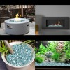Skyflame 10-Pound Fire Glass for Fireplace Fire Pit and Landscaping,