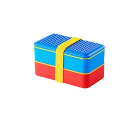 EuphoCorner Double layered building block lunch box