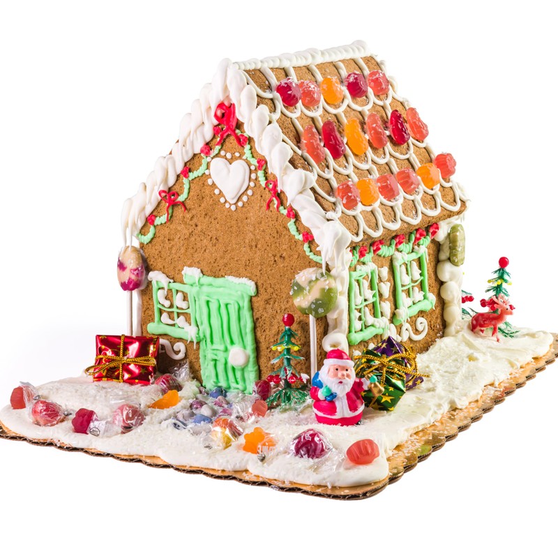 Vegan Allergen-Friendly Gluten-Free Cookie House Kit – 6 Pre-Baked Pieces,