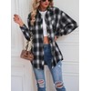 IYICLOTH Womens Button Down Flannel Shirts Long Sleeve Plaid Shackets
