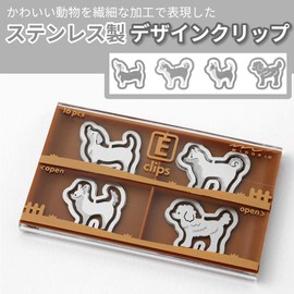 Midori 43356006 Etching Clips, Dogs Pattern