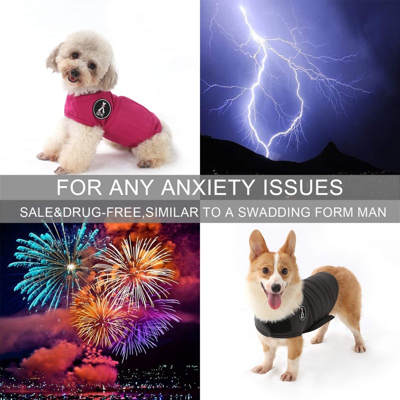 Dog Anxiety Relief Coat,Lightweight Wrap Anxiety Jacket Shirt for Anxious