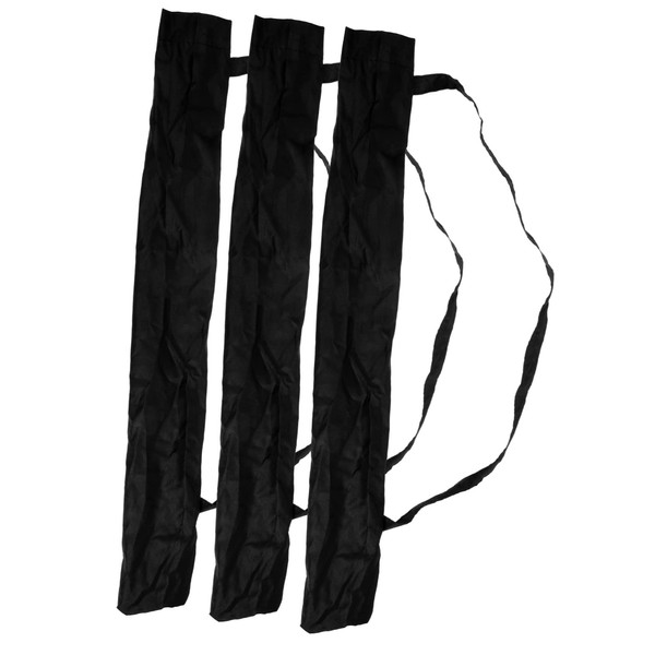 OFFSCH 3Pcs Portable Umbrella Storage Bag Black Cover with Straps