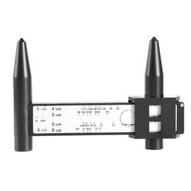 VOANZO Car Wheel Rim Ruler,Wheel Measuring Tool Bolt Pattern Measuring Tool,Wheel Rim Gauge,Car Pattern Sliding Measuring Tool PCD Ruler for 4 5 6 8 Lug