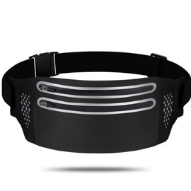 Ultra-Slim Women's Hip Pack for Travel, Marathon, Hiking, and Running Bag Black