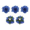 MECCANIXITY 5 Pcs Rose Flower Hair Clips 4 Inch Flower