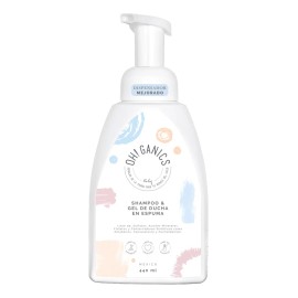 Ohganics shampoo & body wash en espuma de 440 ml natural