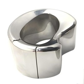 Irregular Metal Fitness Exercise Rings, Men's Strength Training Accessories, Textured (USF49) (M)