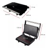 Rca Parrilla Panini Placas Antiadherentes Rc-122g Color Negro