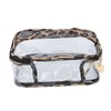3pcs Makeup Bag Set Leopard Print Large Capacity Portable Waterproof