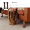 Angoily Furniture Coaster Caster Cups 12 Pack Non-Slip Floor Protectors